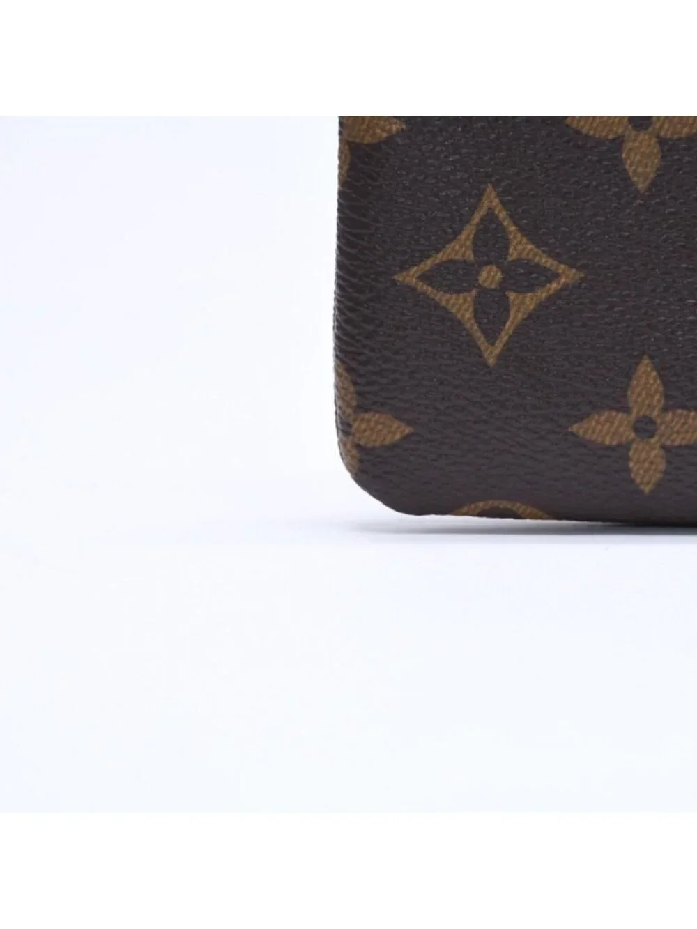 Louis Vuitton Pochette Cles Coin Purse Monogram Brown